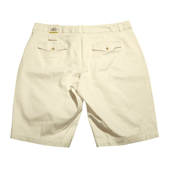 Dockers Walking Shorts White Chino Womens Size 14 - Picture 3 of 7